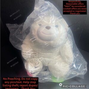 LAST ONE!  SEALED BNWT GUND 18” SNUFFLES POLAR BEAR 6054271 ADORABLY PLUMP
